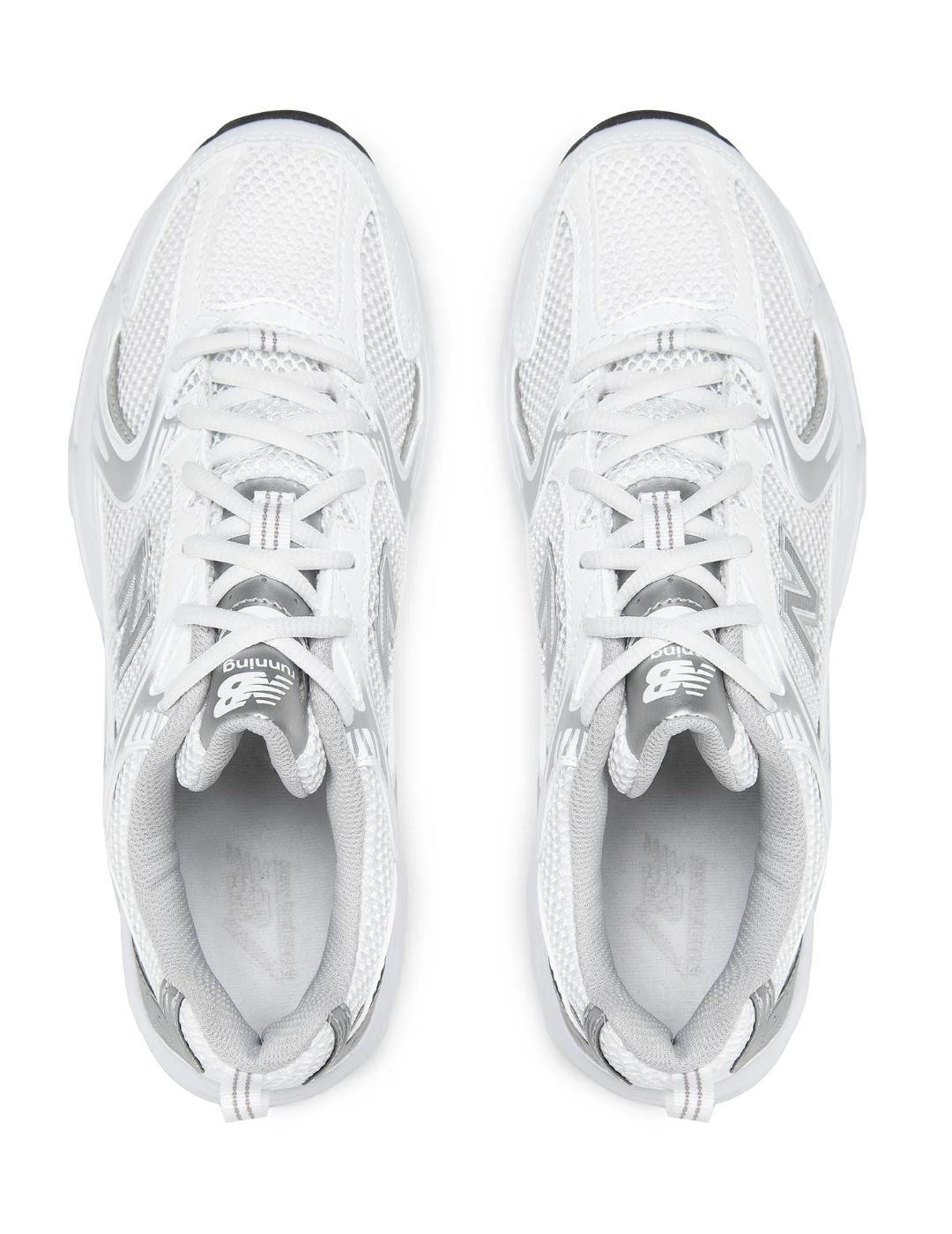 Zapatillas New Balance 530  blancas unisex