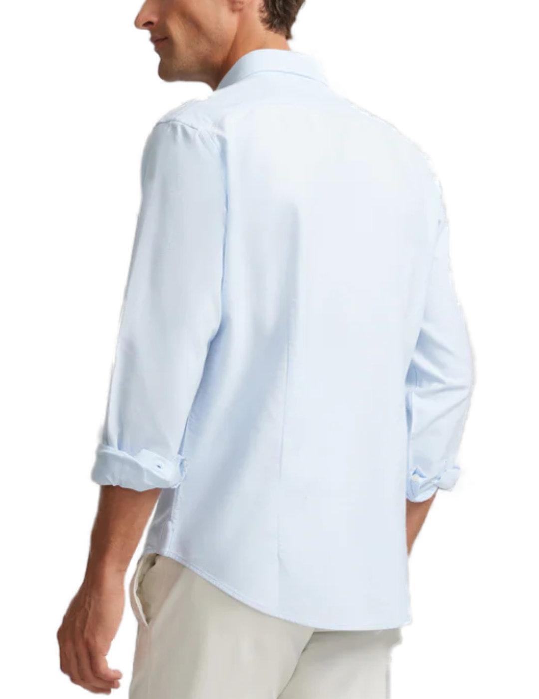 Camisa Silbon sport oxford azul celeste Slim fit para hombre