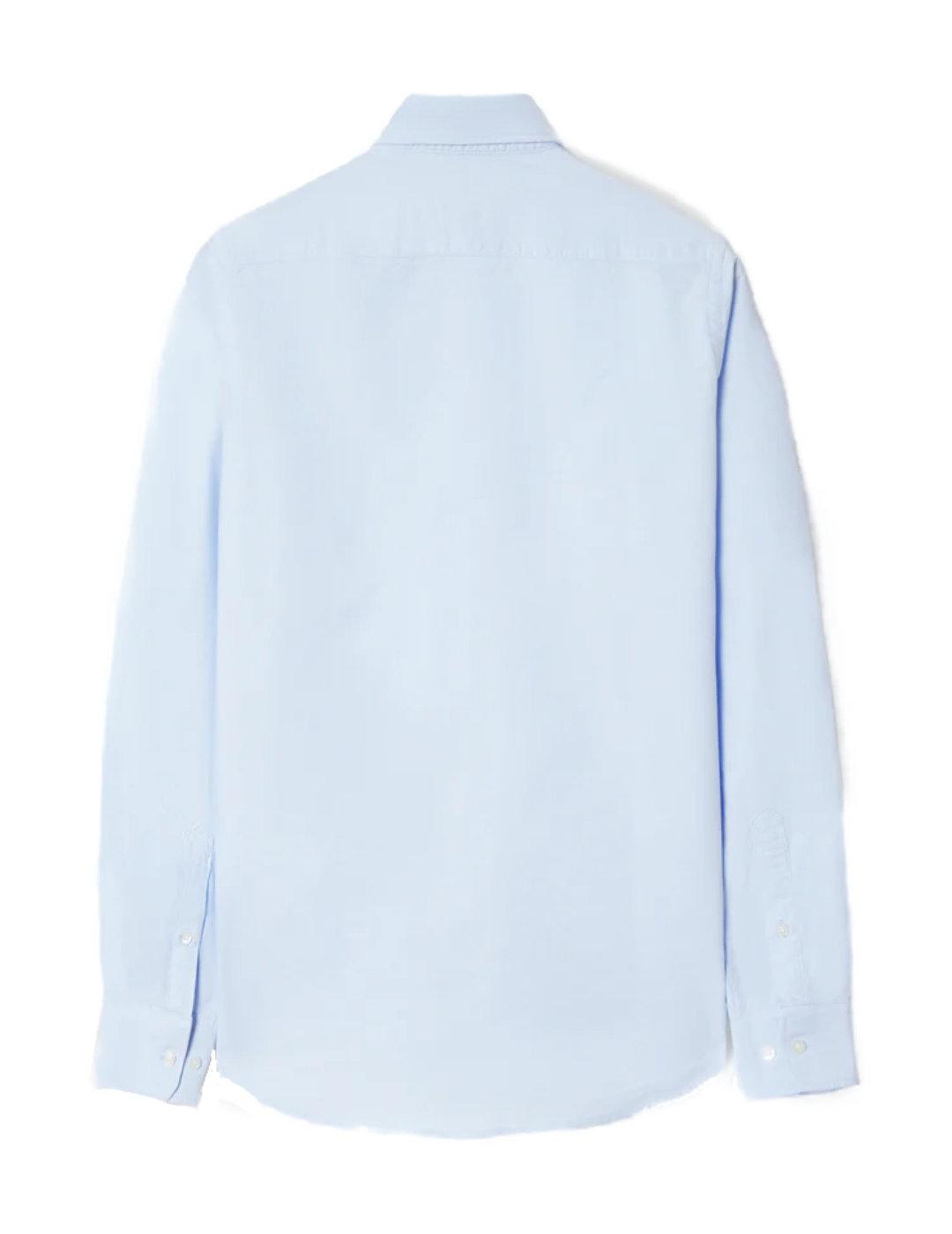 Camisa Silbon sport oxford azul celeste Slim fit para hombre