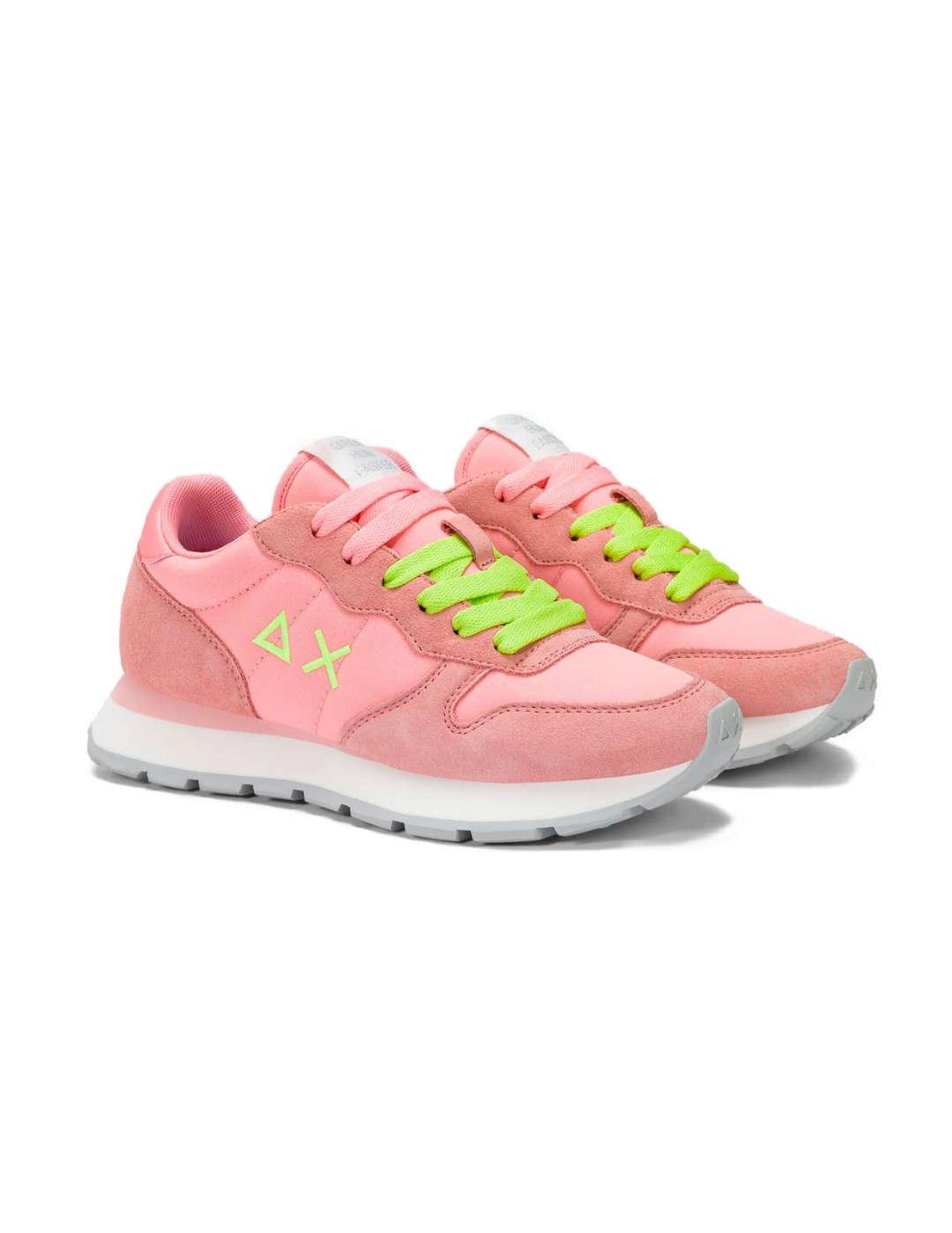 Zapatillas deportivas Sun68 Ally Solid rosa para mujer