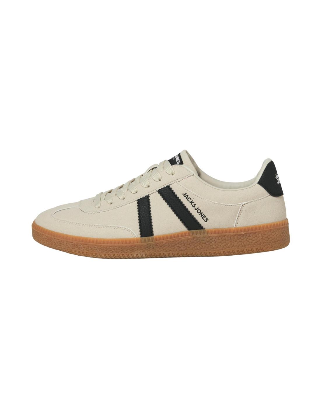 Zapatillas Jack&Jones Kirk beige y negro para hombre