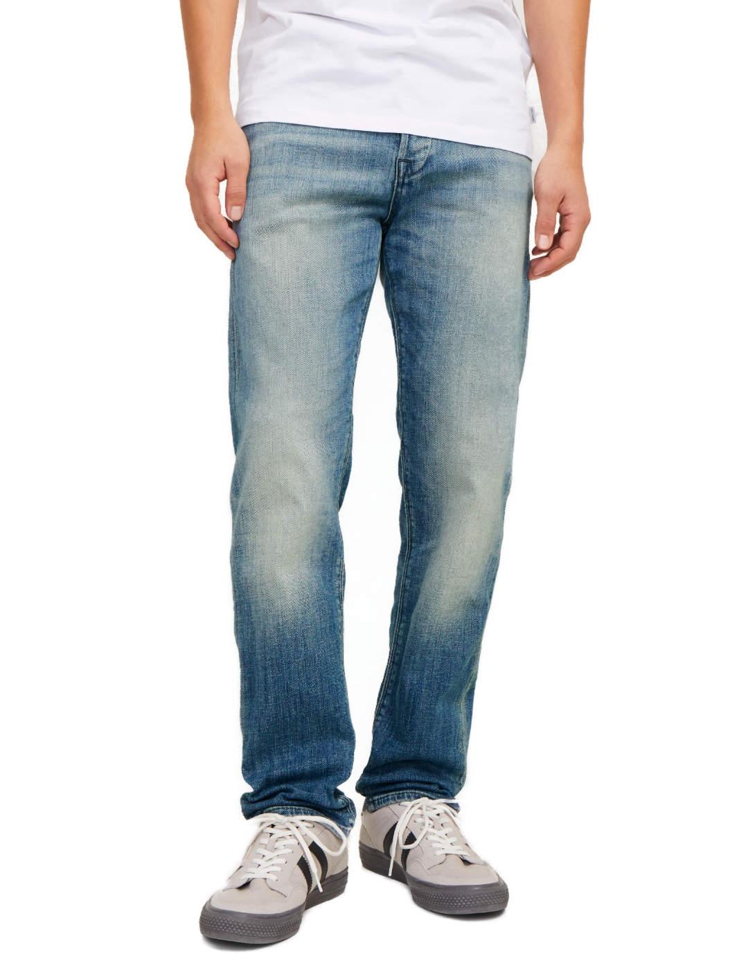 Pantalón vaquero Jack&Jones Mike azul Confort para hombre