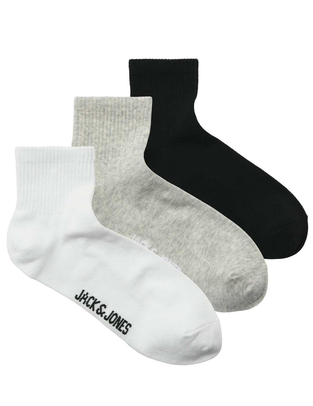 Calcetines tobilleros Jack&Jones Leon pack3 para hombre