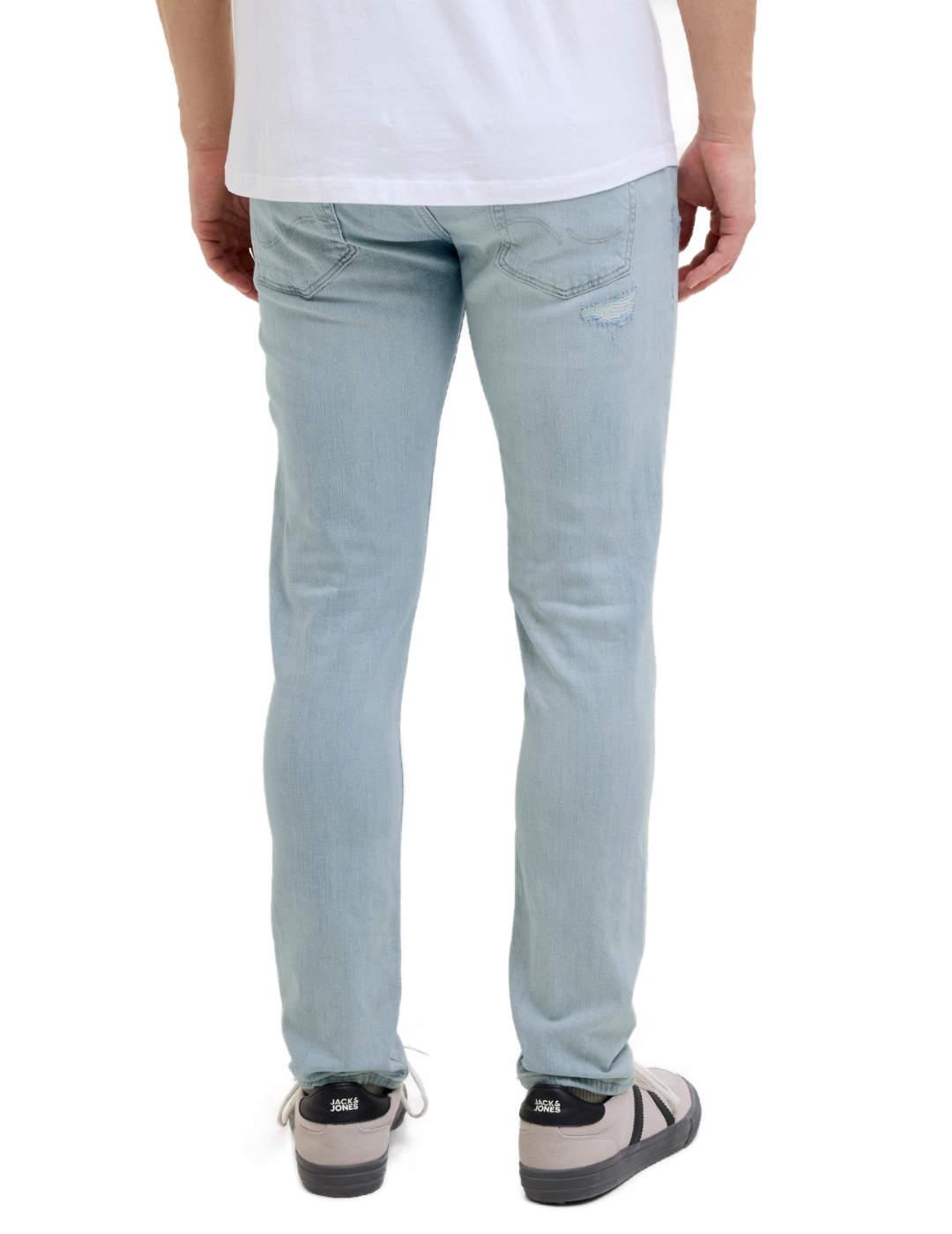 Pantalón vaquero Jack&Jones Glenn azul claro slim de hombre