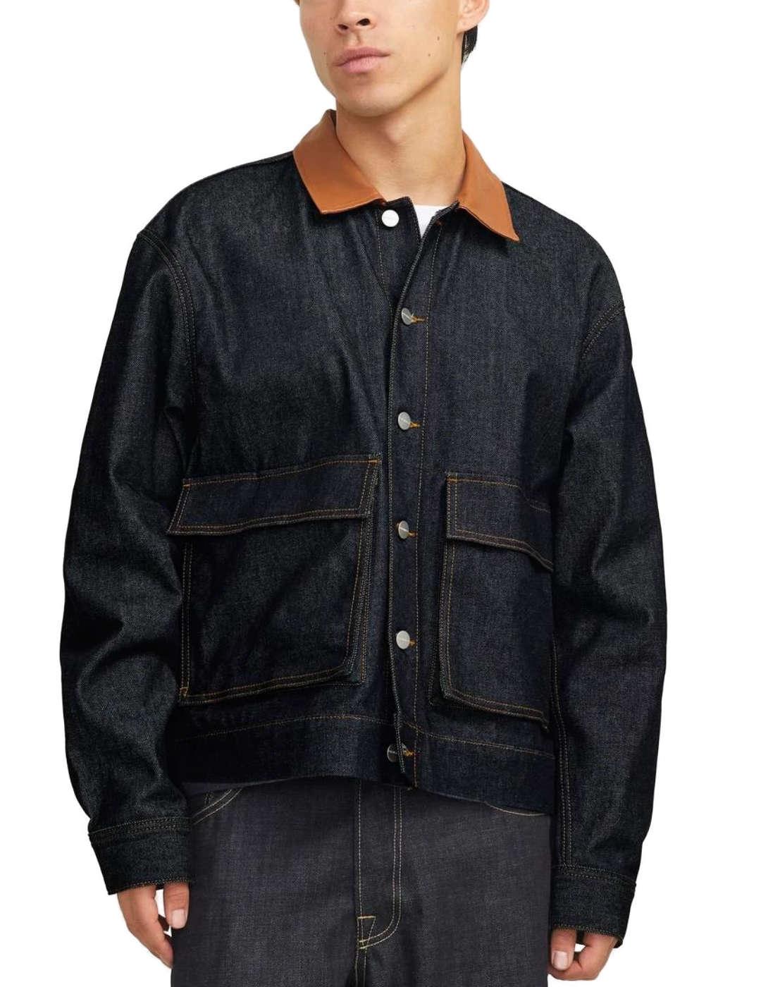 Chaqueta vaquera Jack&Jones Insligton marino para hombre