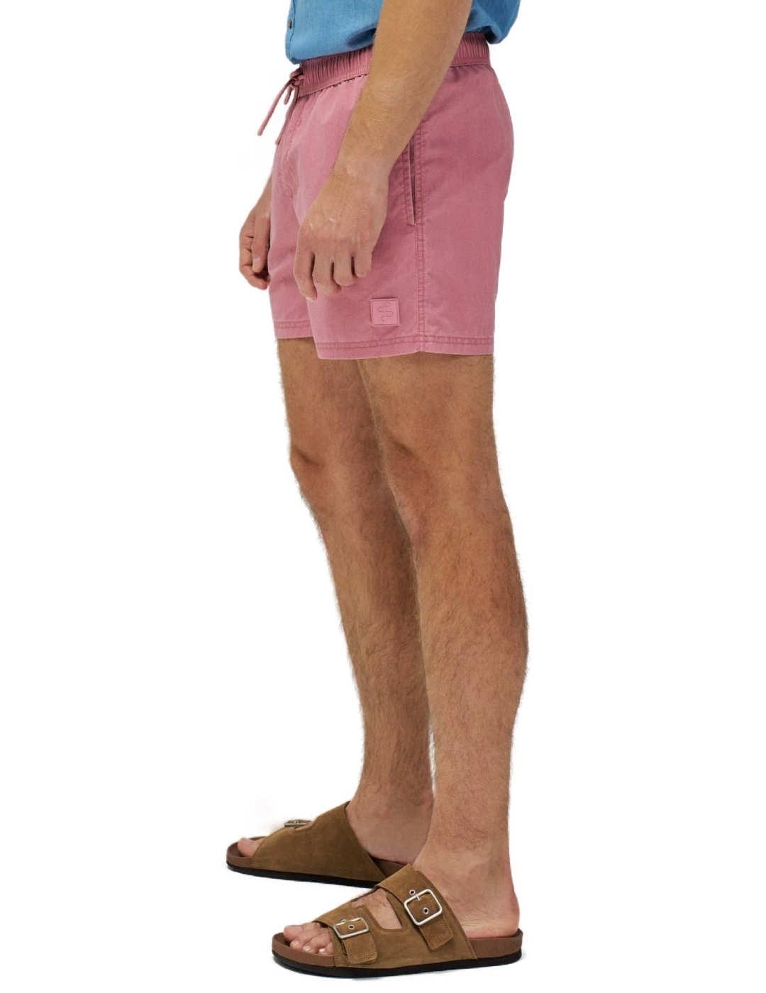 Bañador Salsa rosa fuerte ajustable con bolsillos de hombre