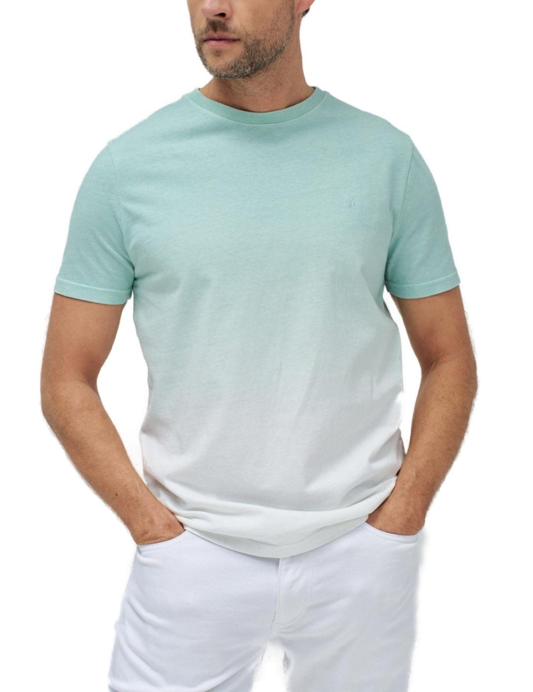 Camiseta Salsa turquesa manga corta para hombre