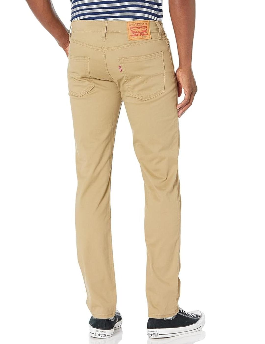 Pantalón vaquero Levi's 511® Slim neutral para hombre