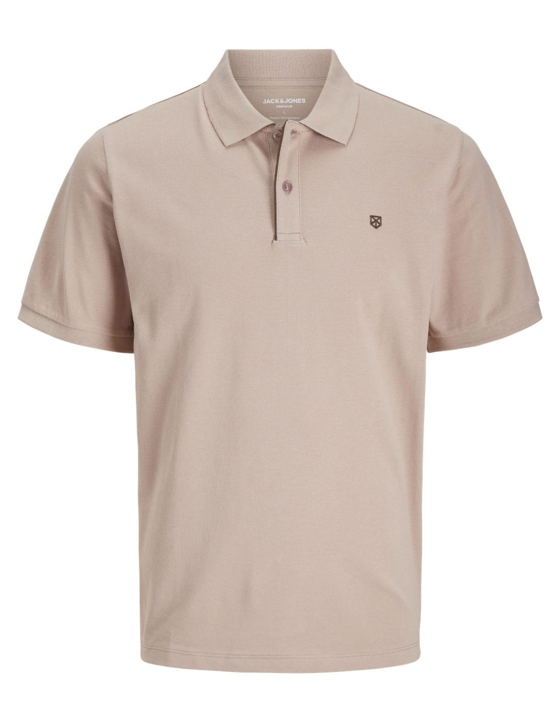 Polo Jack&Jones Sainz rosa palo manga corta para hombre