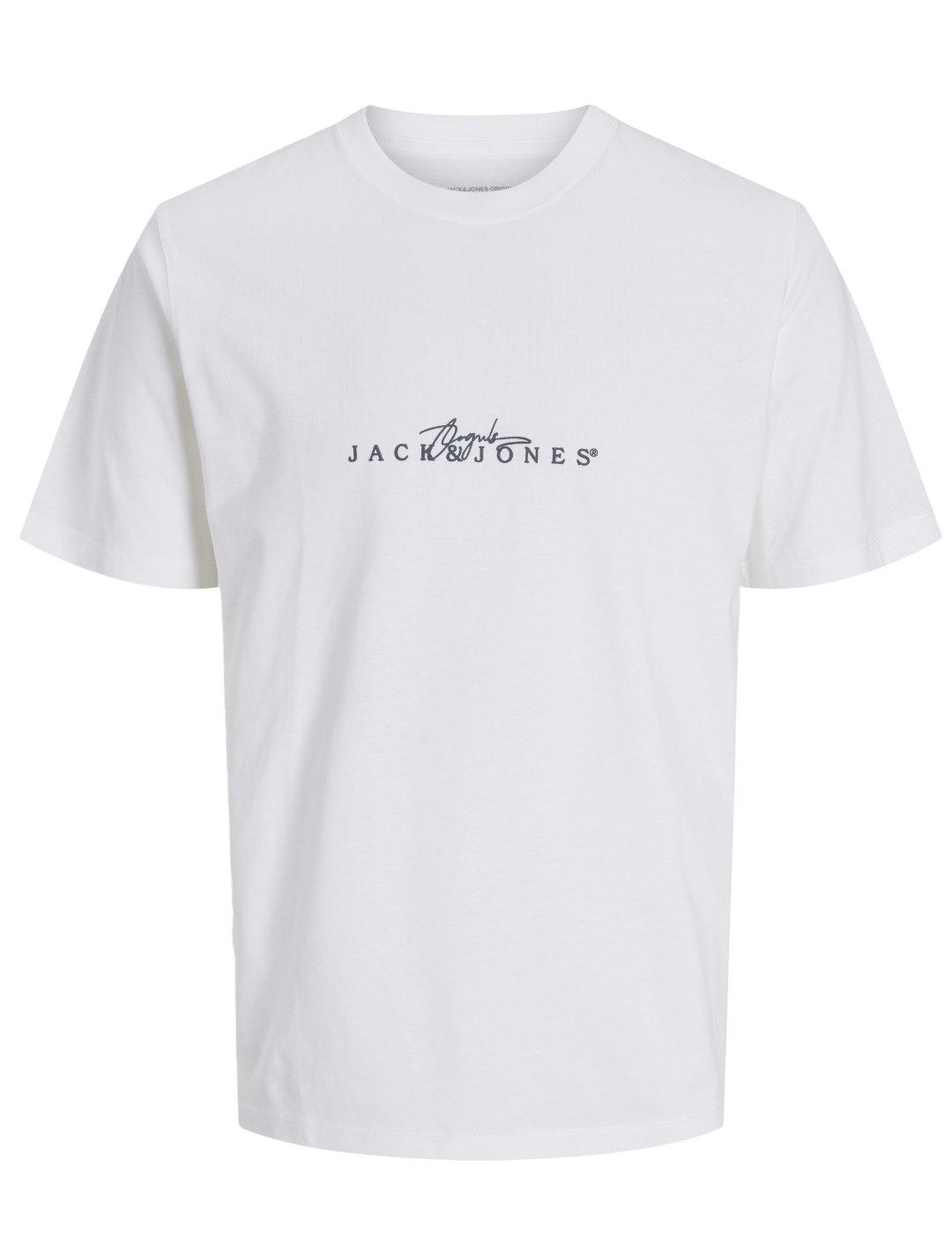 Camiseta Jack&Jones Varenna blanco manga corta para mujer