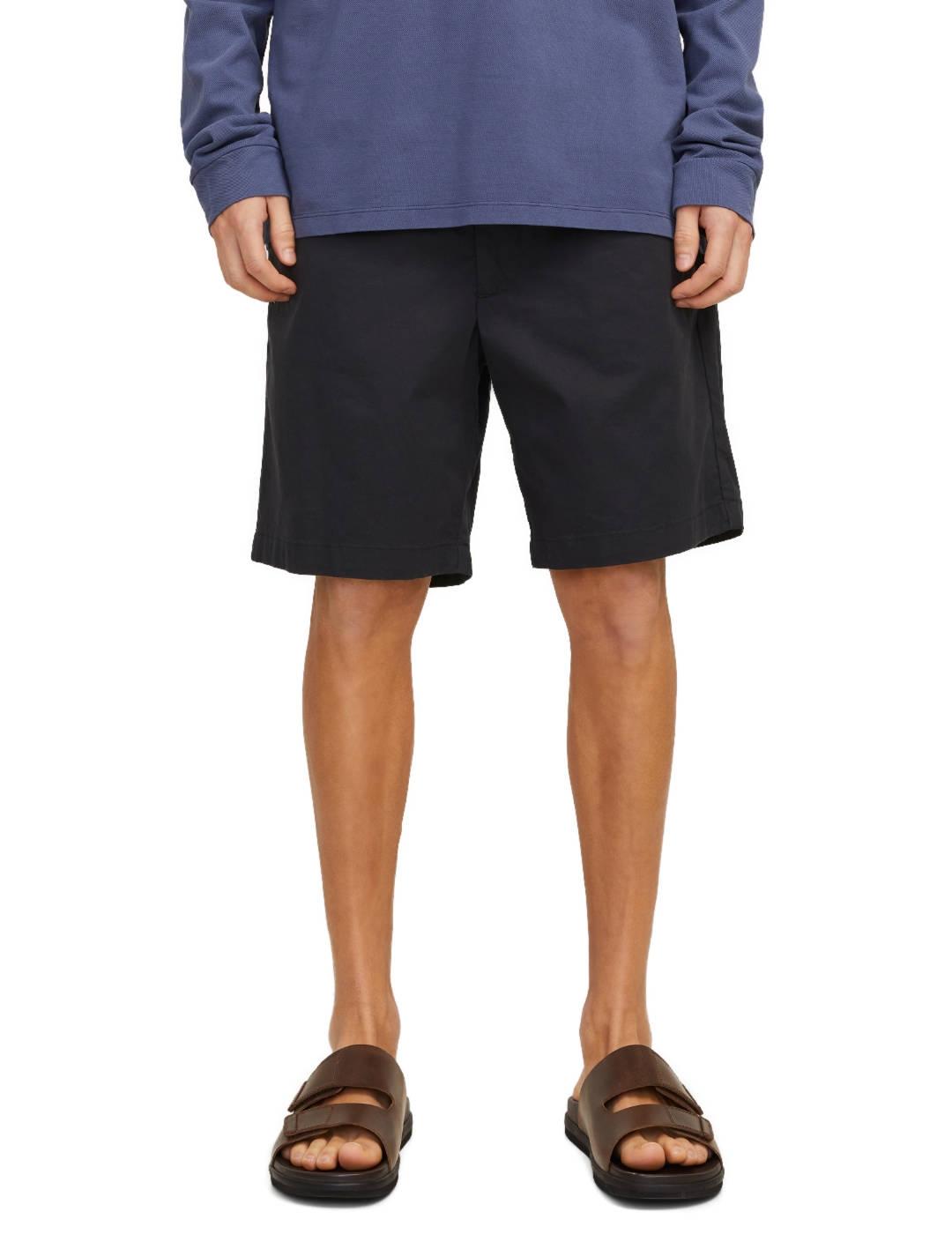 Bermuda Jack&Jones Jaiden negro con cordón para hombre