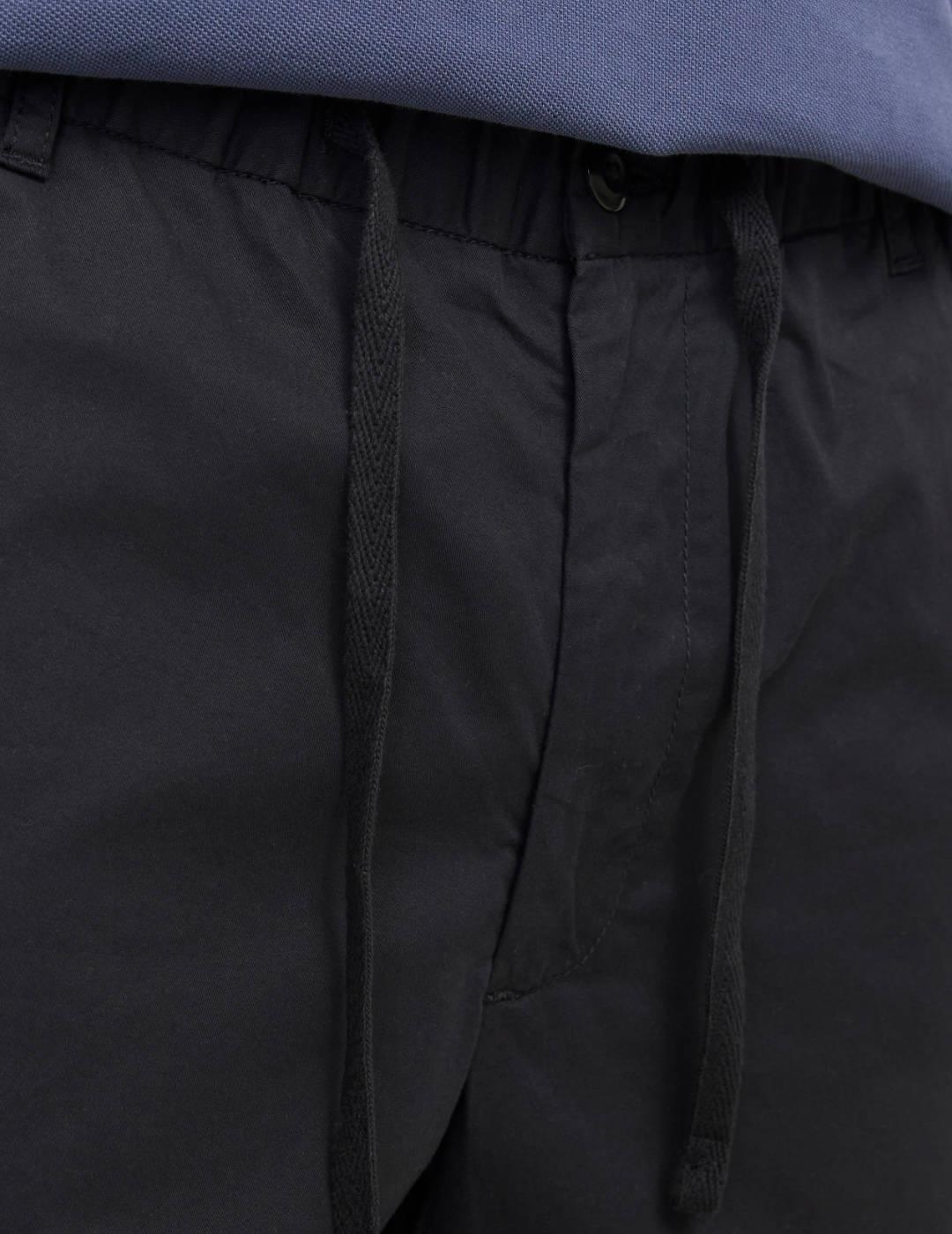 Bermuda Jack&Jones Jaiden negro con cordón para hombre