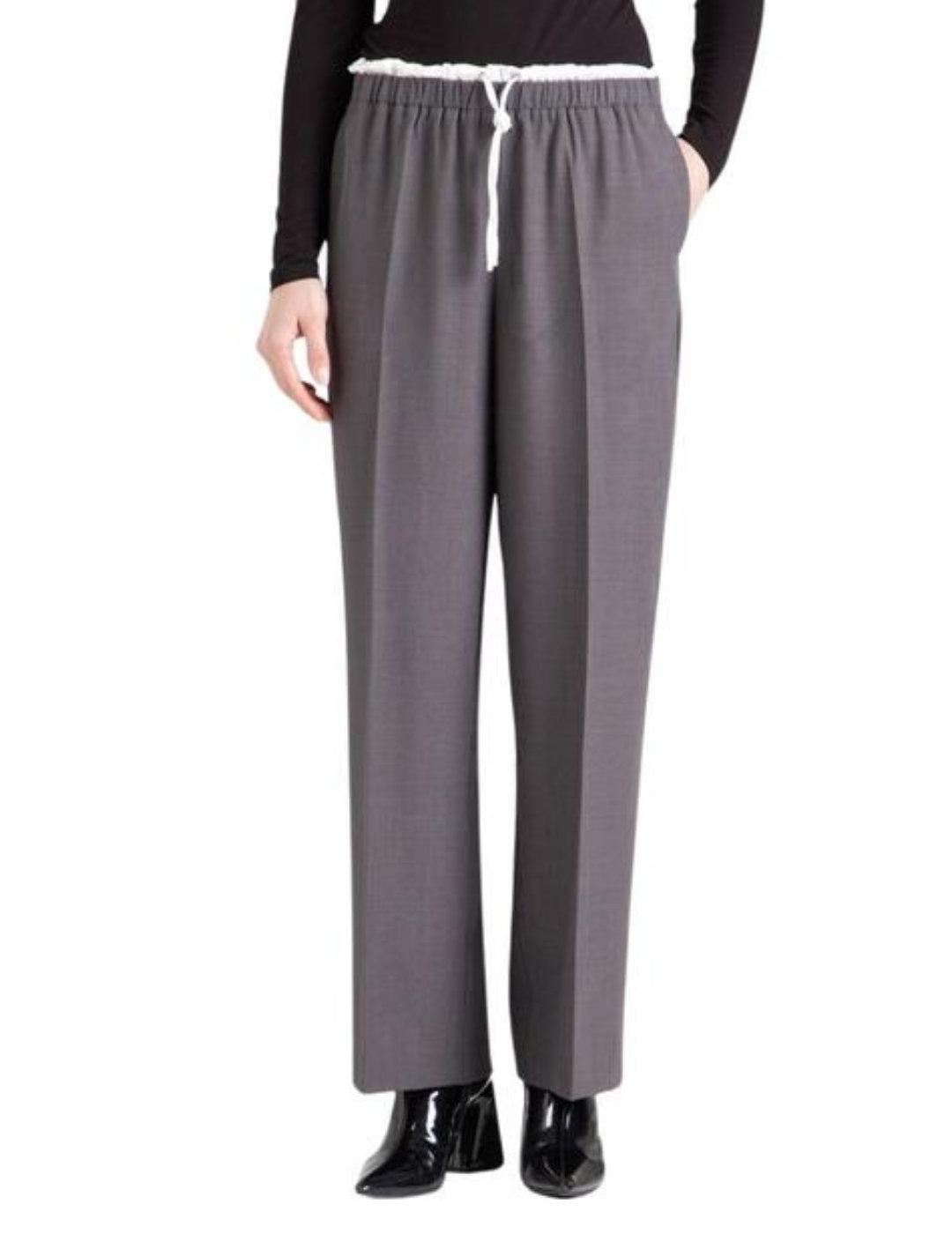 Pantalón Only Marine gris oscuro de tela regular para mujer