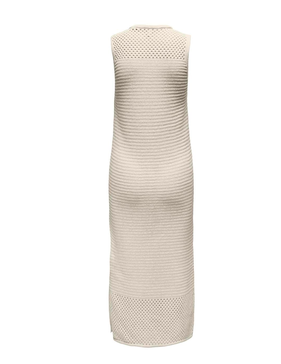 Vestido Only Alula blanco crochet troquelado para mujer