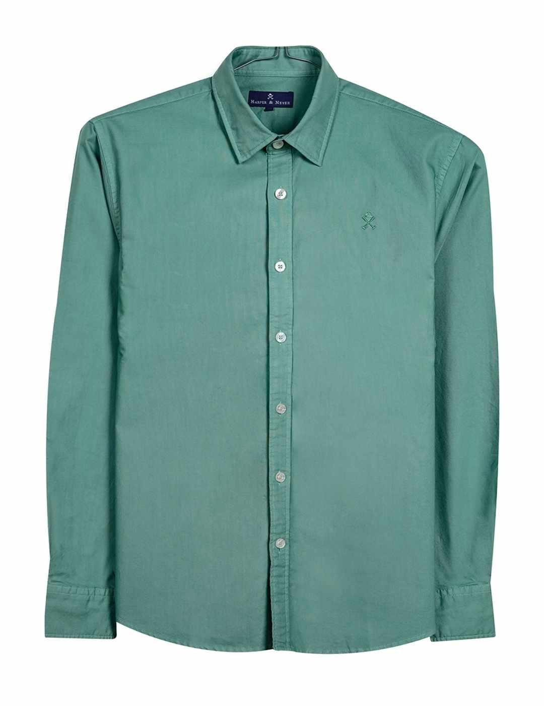 Camisa Harper & Neyer Los Naranjos verde regular para hombre