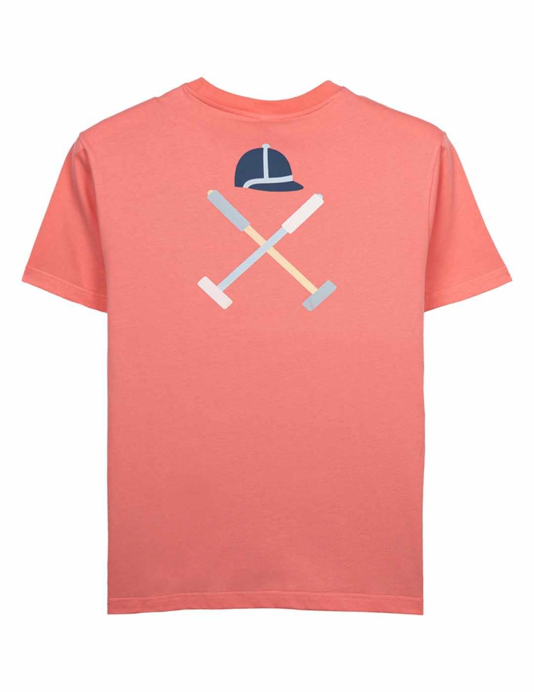 Camiseta Harper & Neyer Rhode Island coral logo para hombre
