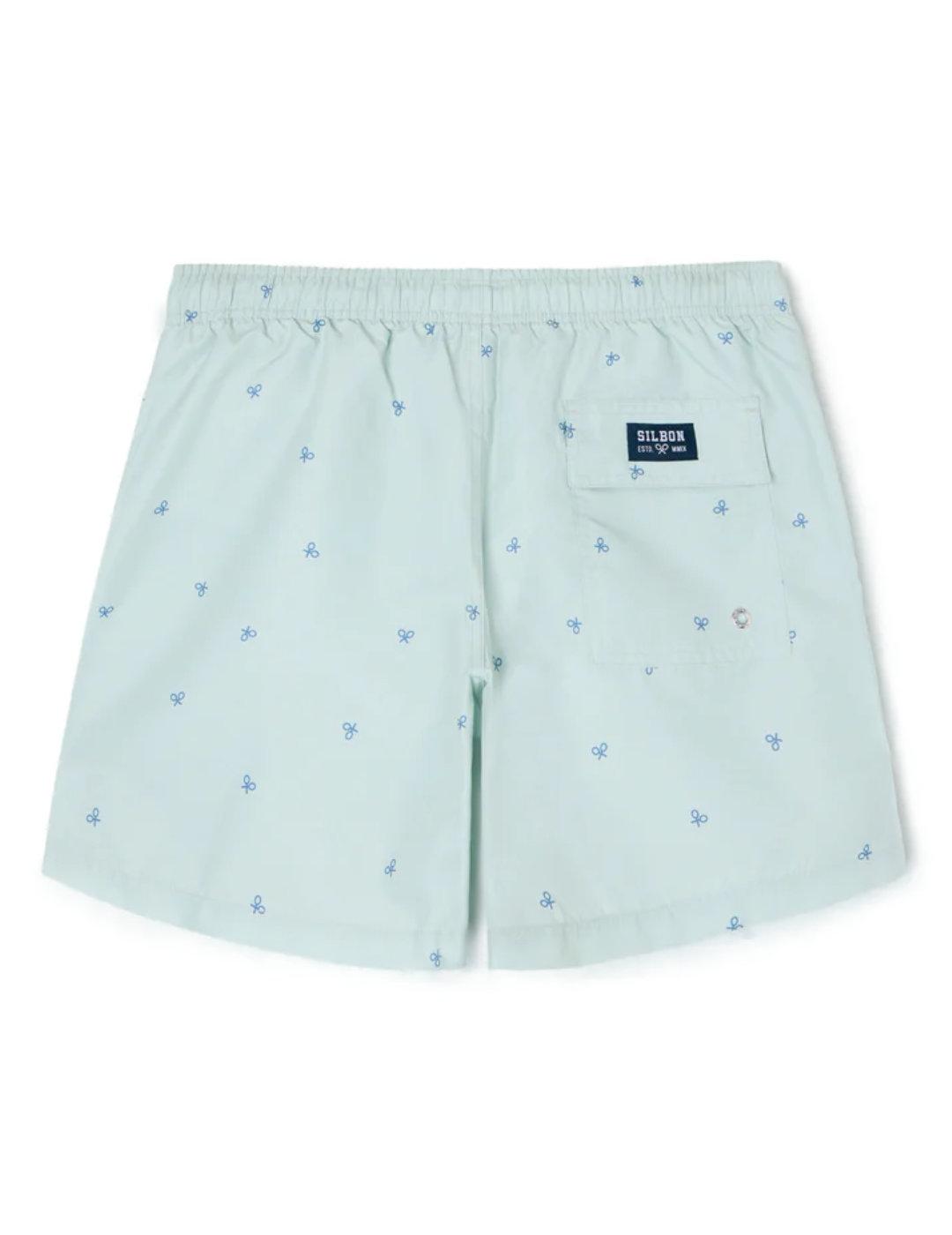 Bañador Silbon miniraqueta aguamarina regular para hombre