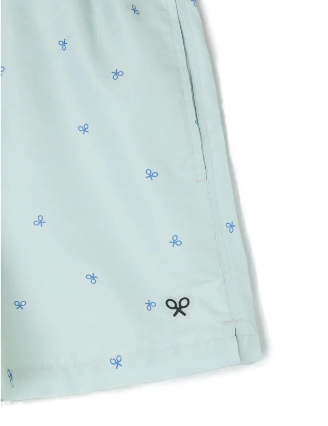 Bañador Silbon miniraqueta aguamarina regular para hombre