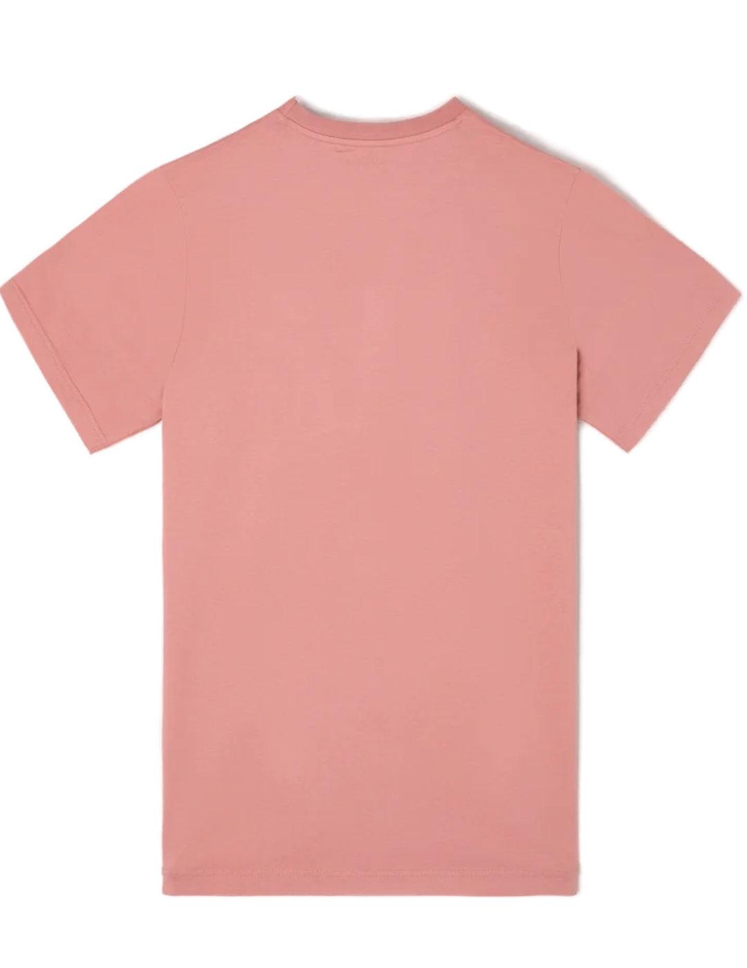 Camiseta Silbon logo smile coral manga corta para hombre