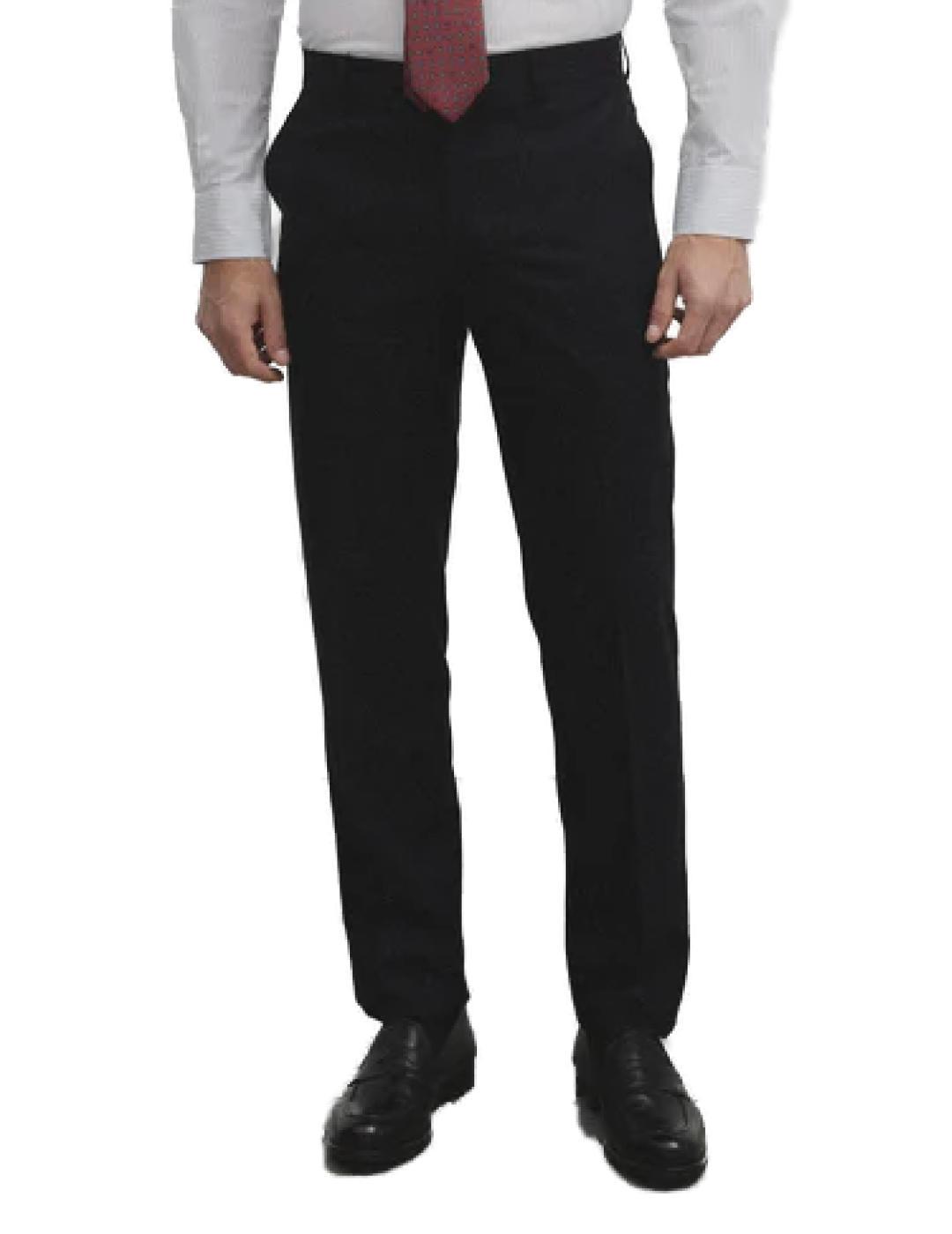 Pantalón Silbon traje stretch azul marino lana para hombre