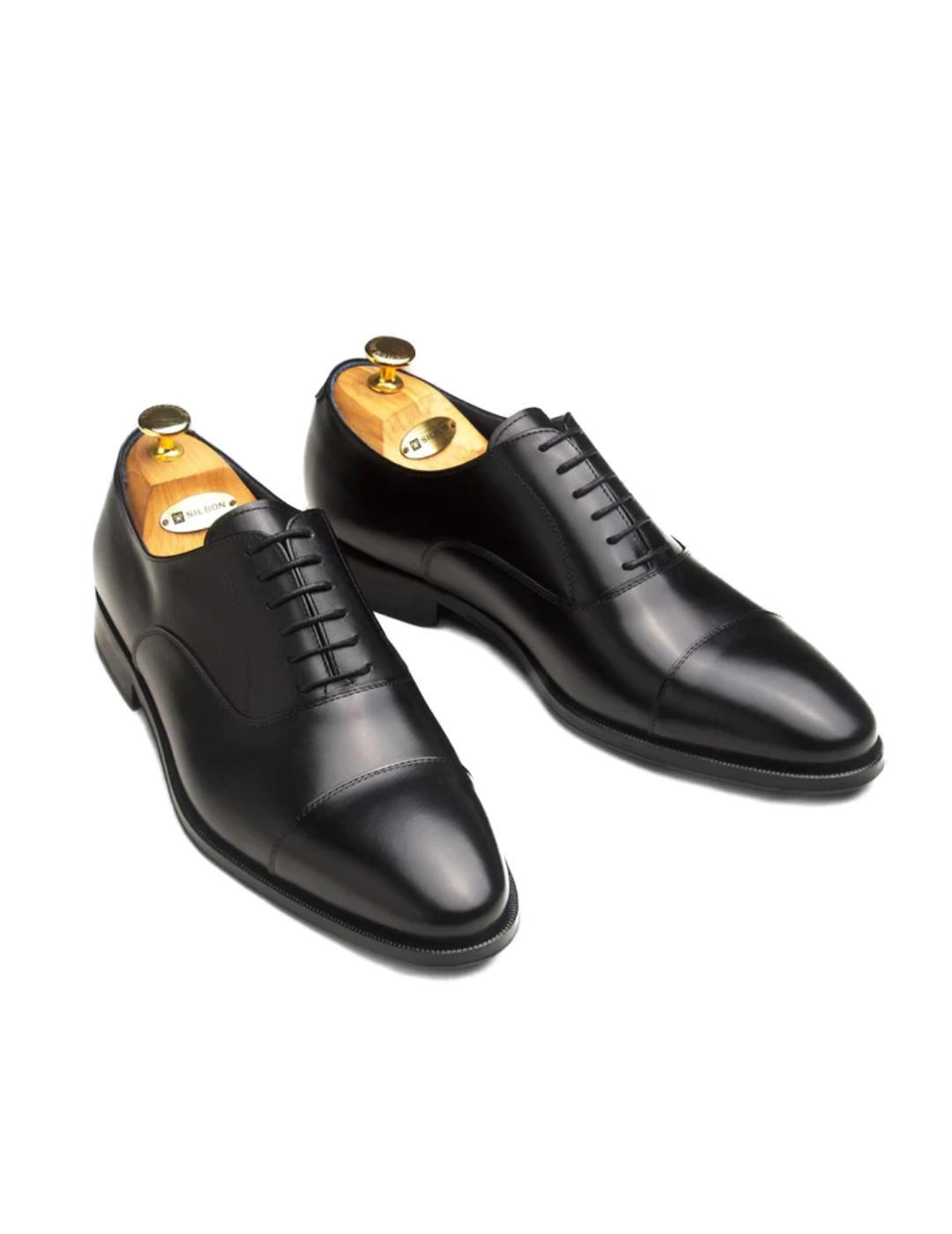 Zapato Silbon tailoring negro de vestir para hombre