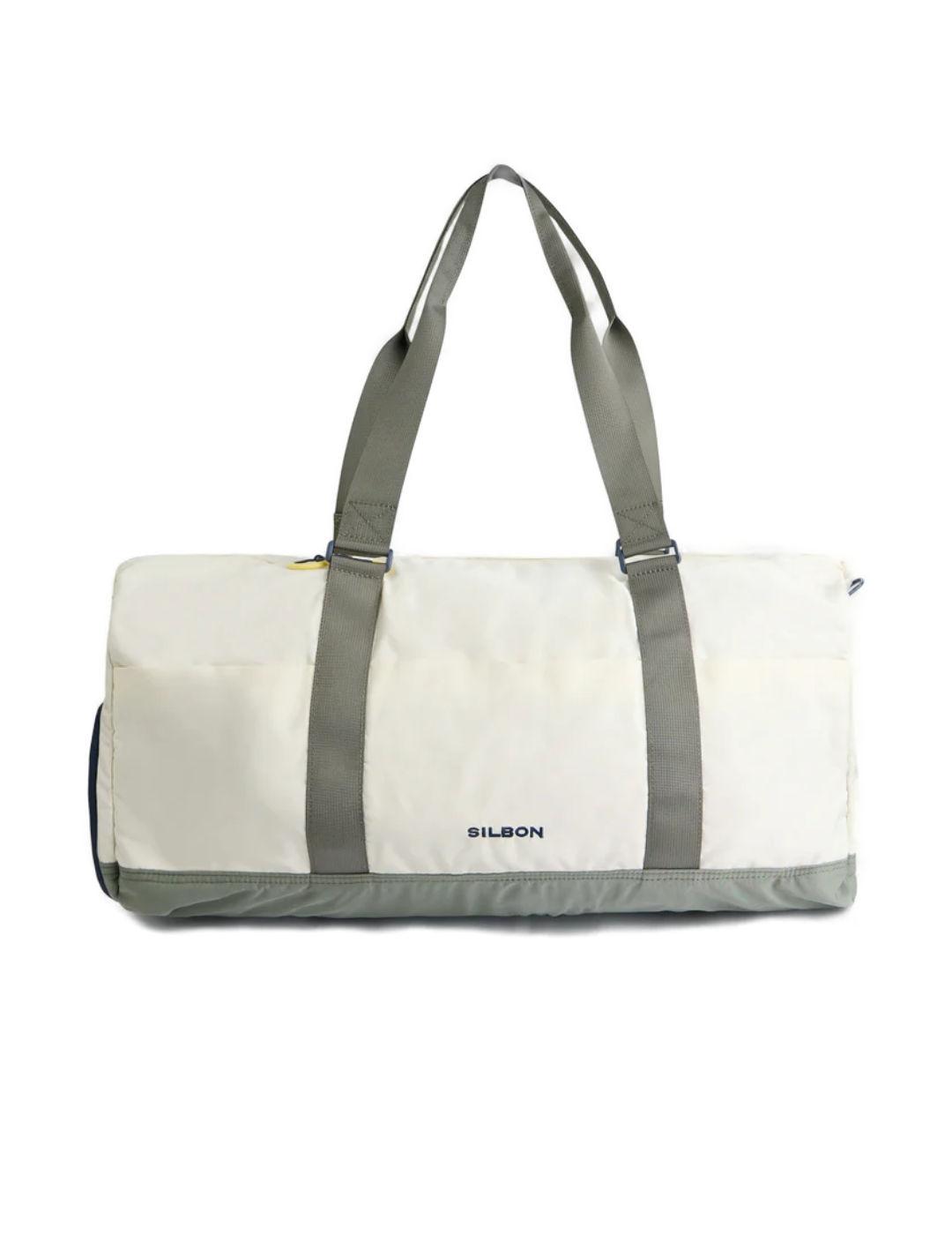 Bolsa Silbon de viaje sport verde crudo para hombre