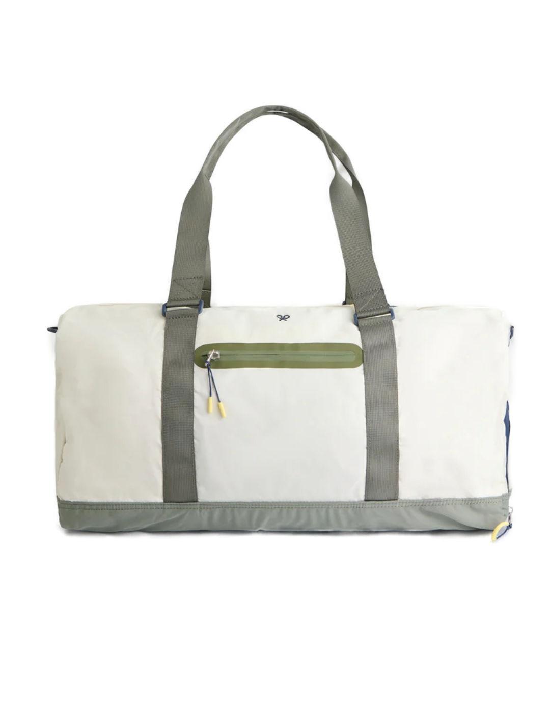 Bolsa Silbon de viaje sport verde crudo para hombre