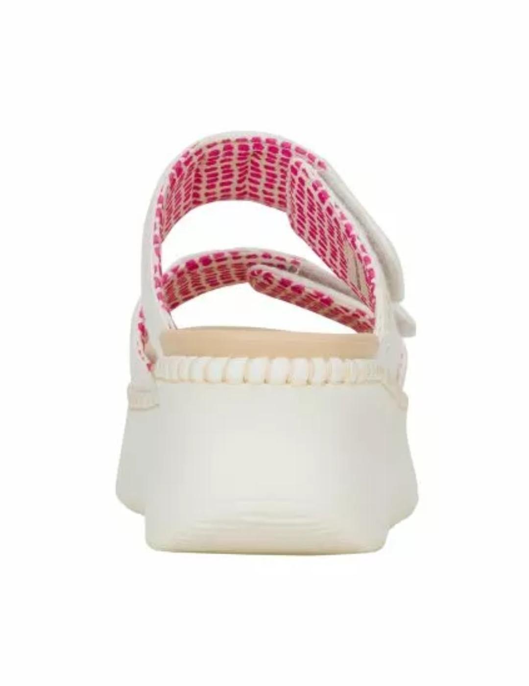 Sandalia Heydude Delray plataforma blanco para mujer