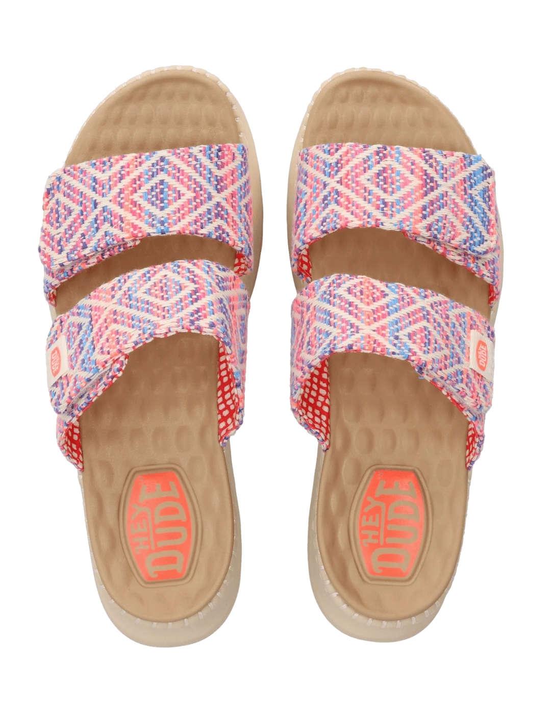 Sandalias Heydude Delray plataforma étnica para mujer