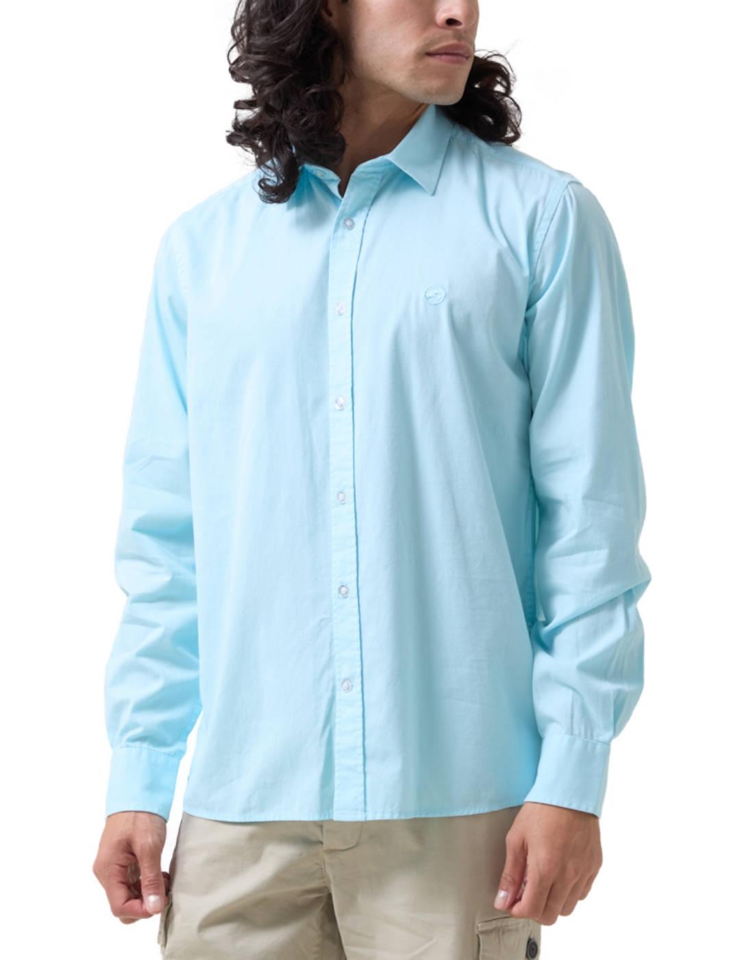 Camisa Altonadock tinte agua marina para hombre