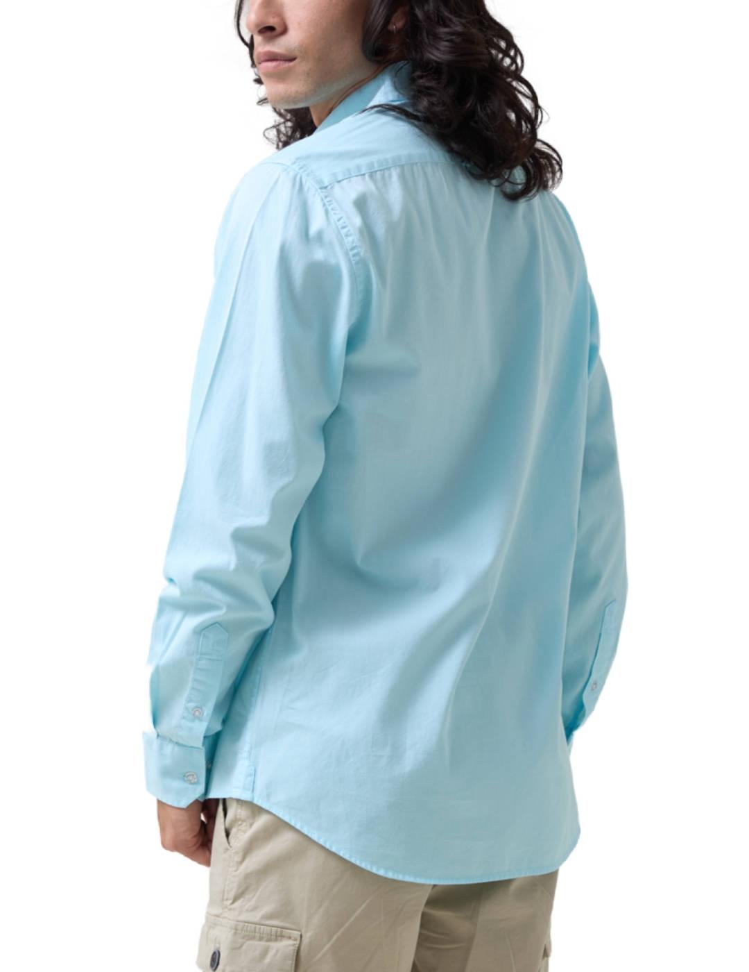 Camisa Altonadock tinte agua marina para hombre