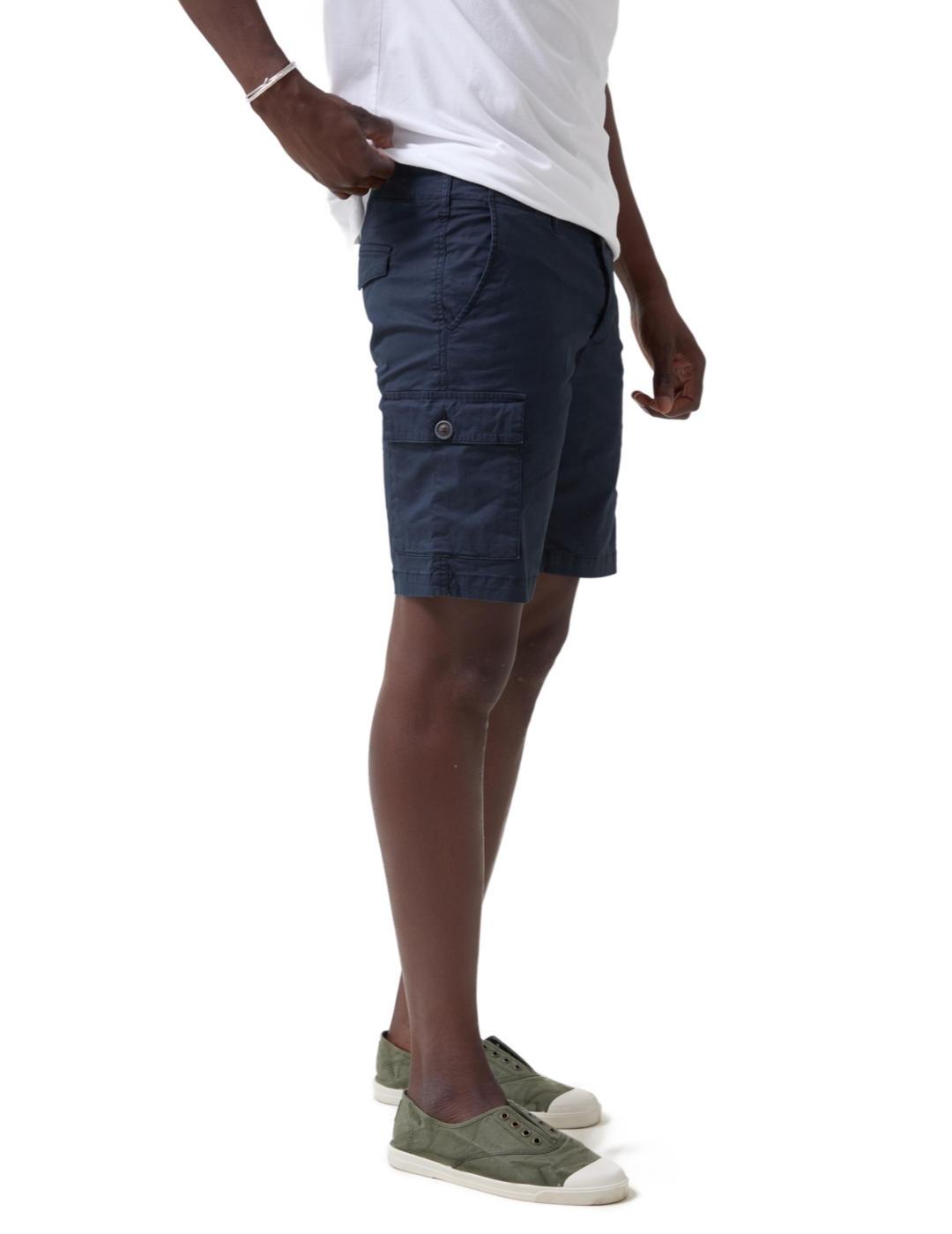 Bermuda Altonadock azul marino bolsillos cargo para hombre