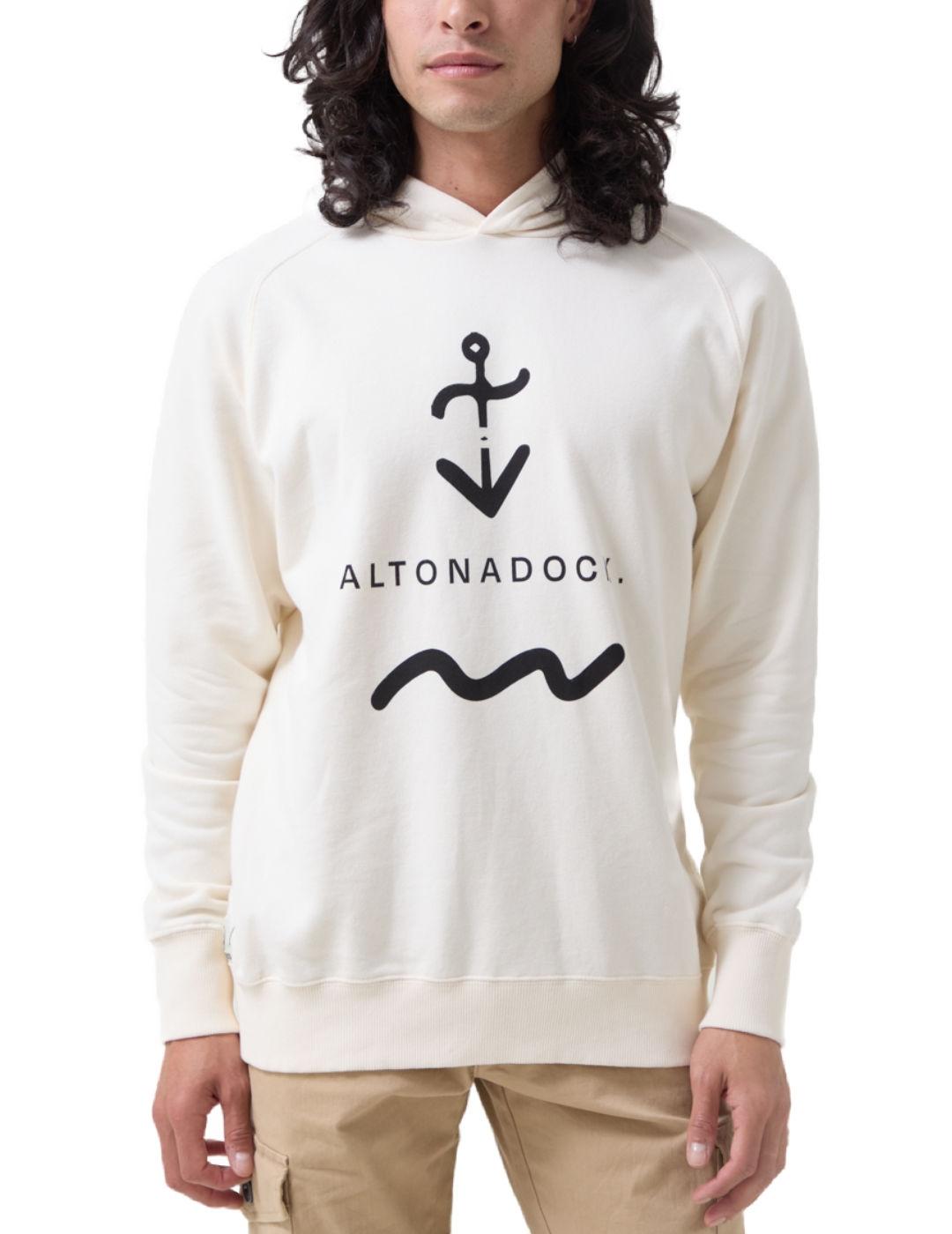 Sudadera Altonadock arena con capucha para hombre