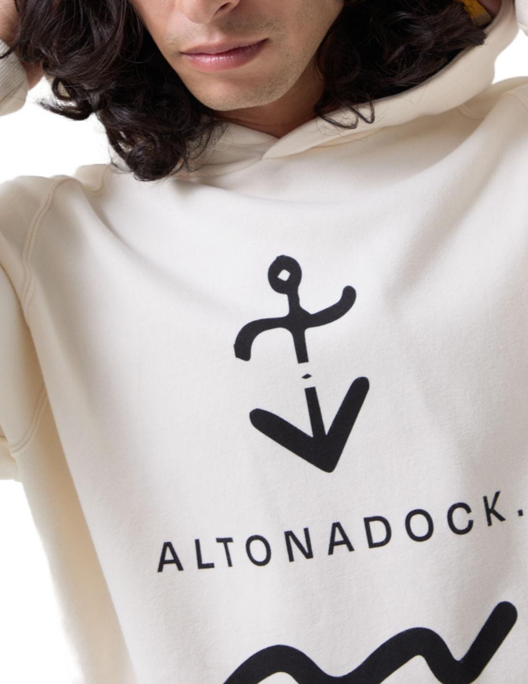 Sudadera Altonadock arena con capucha para hombre