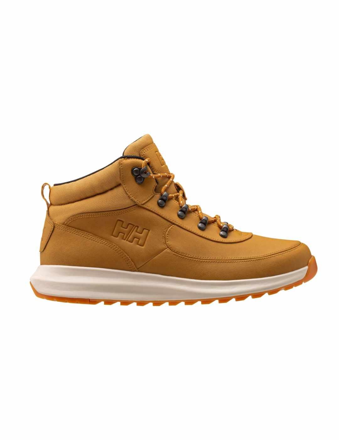 Botines Helly Hansen camel de piel impermeables unisex