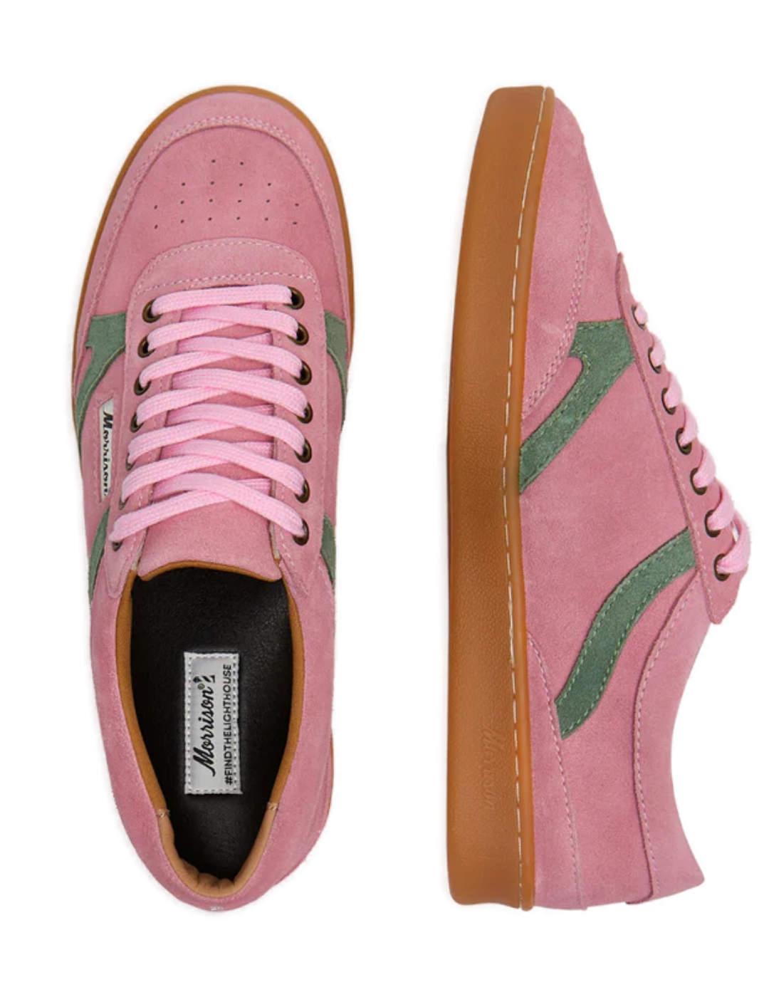 Zapatillas deportivas Morrison Madison rosa y verde unisex