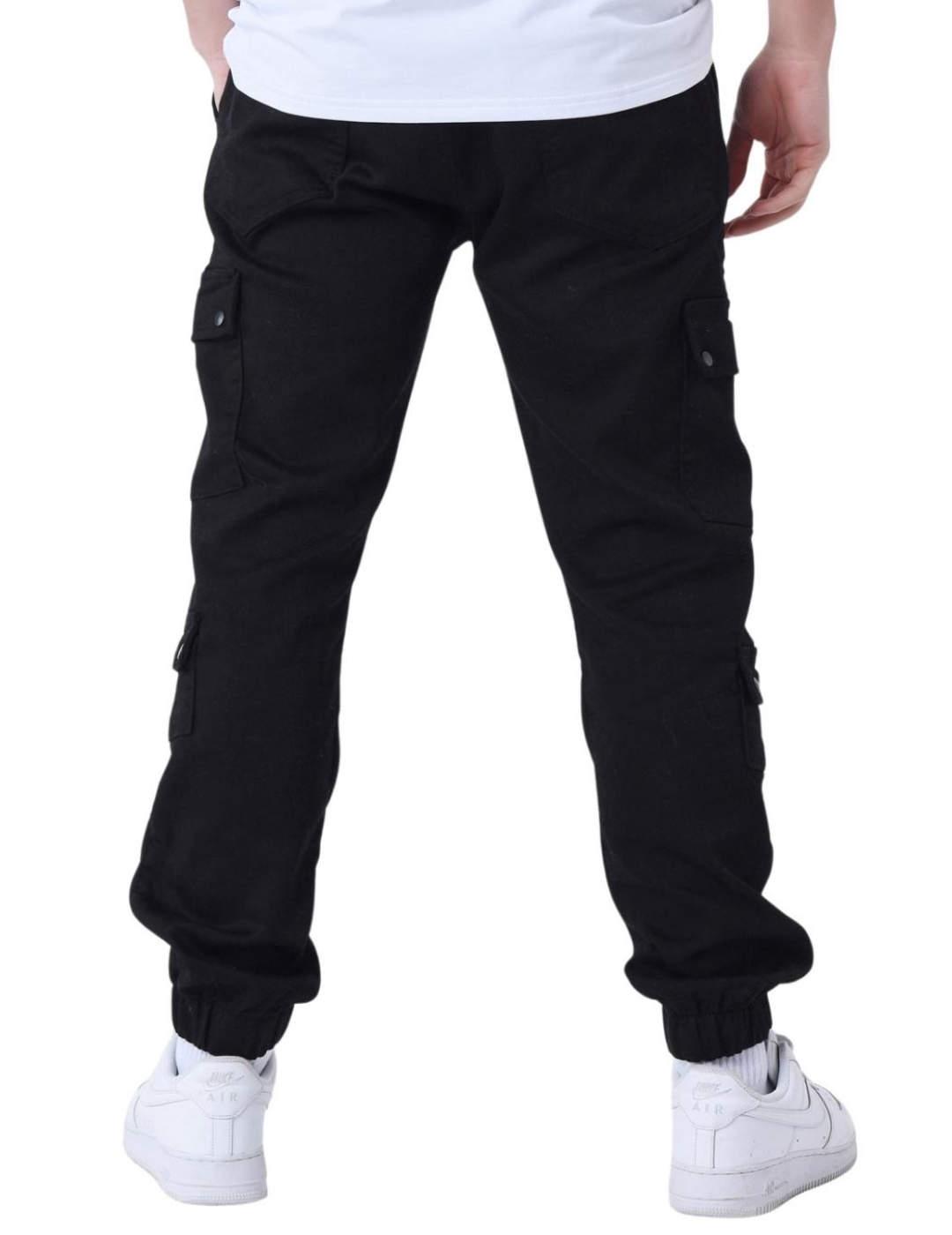 Pantalón Project x Paris cargo negro para hombre