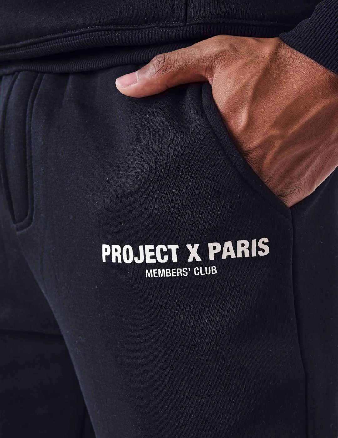 Pantalón Project x Paris jogger negro slim para hombre