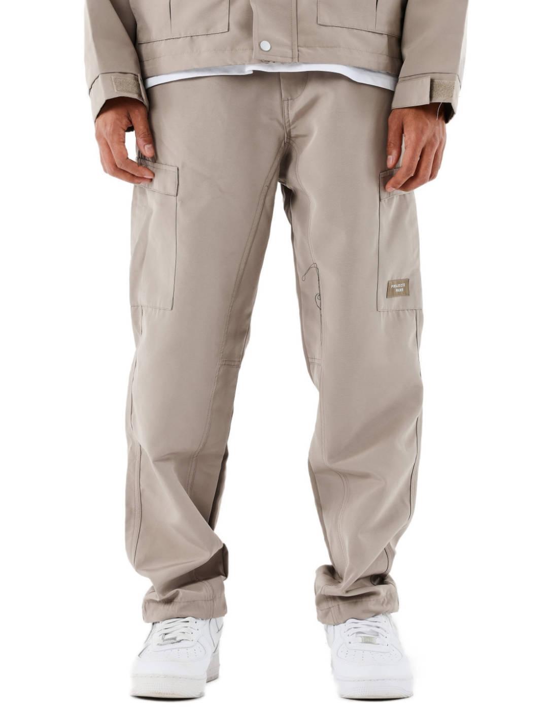 Pantalón técnico Project x Paris cargo topo para hombre
