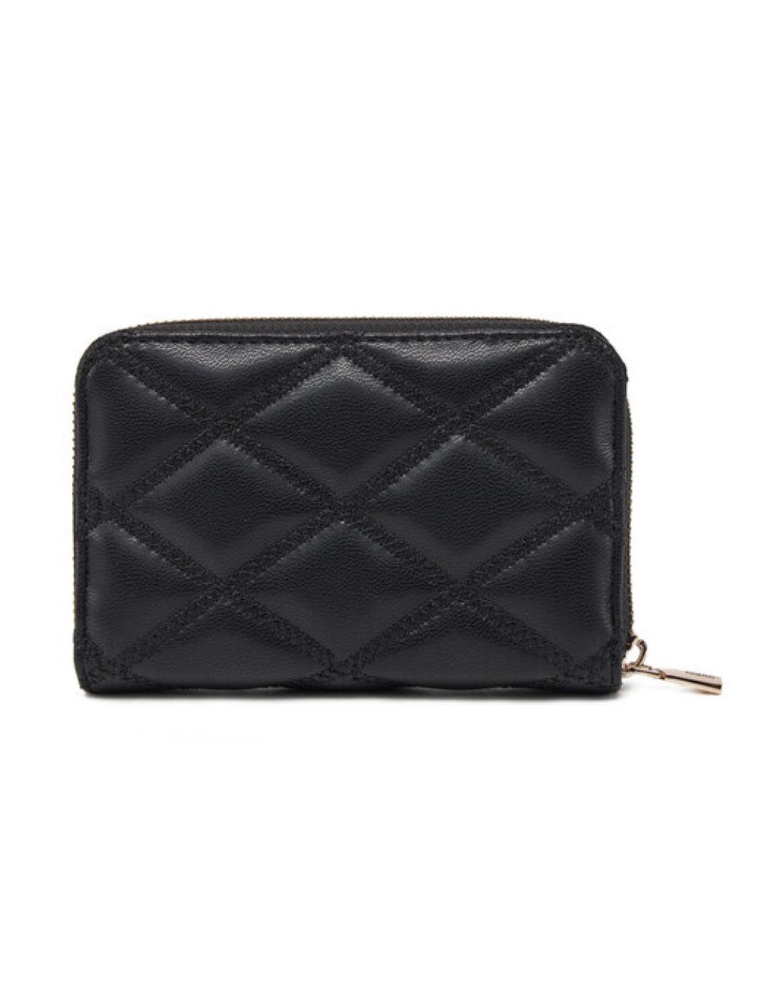 Monedero Guess Tamsin negro con cremallera de mujer