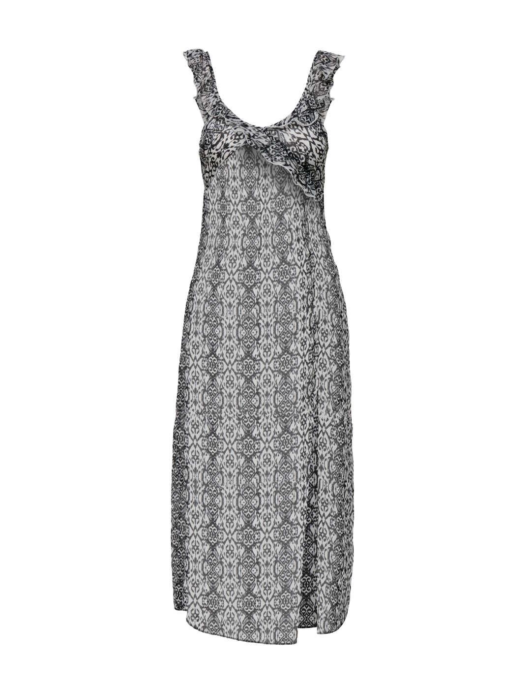 Vestido Only Chanette largo estampado sin mangas para mujer