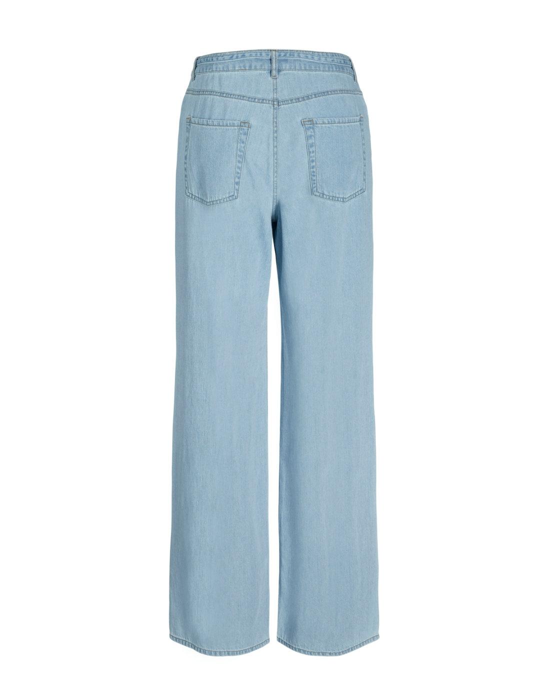 Pantalón vaquero JJXX Sura lino azul claro para mujer