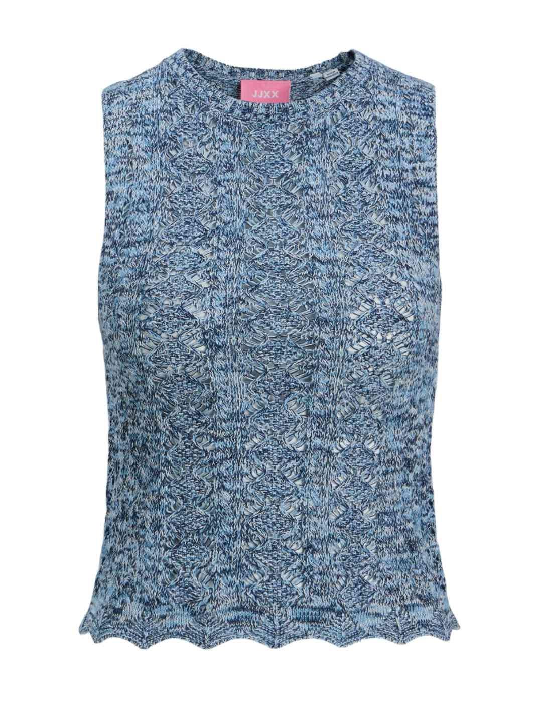 Top JJXX Zuri sin mangas azul marino sin mangas para mujer