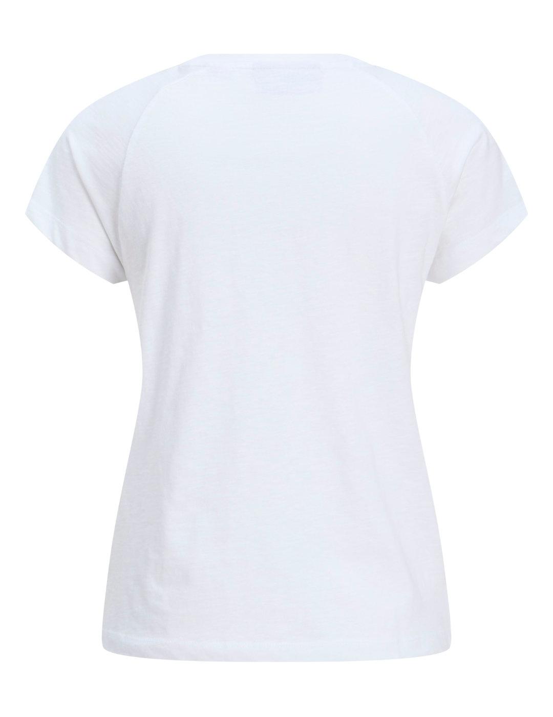 Camiseta JJXX Raglan básica blanca manga corta para mujer