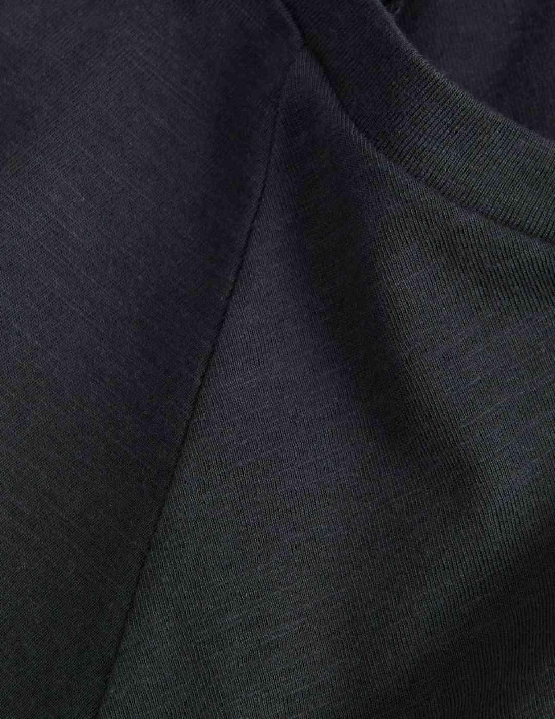 Camiseta JJXX Raglan básica negra manga corta para mujer