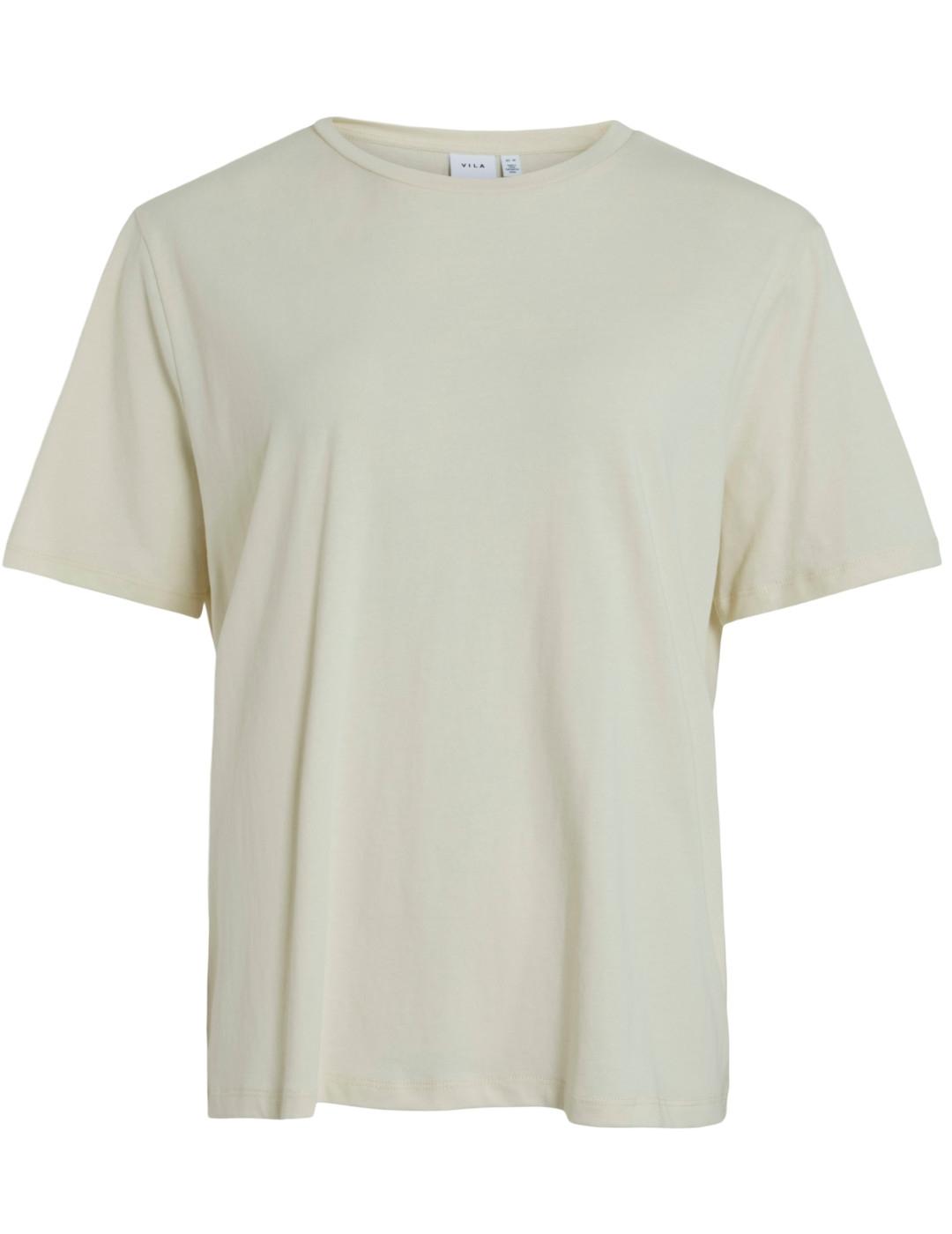 Camiseta Vila Virina crochet back manga corta de mujer