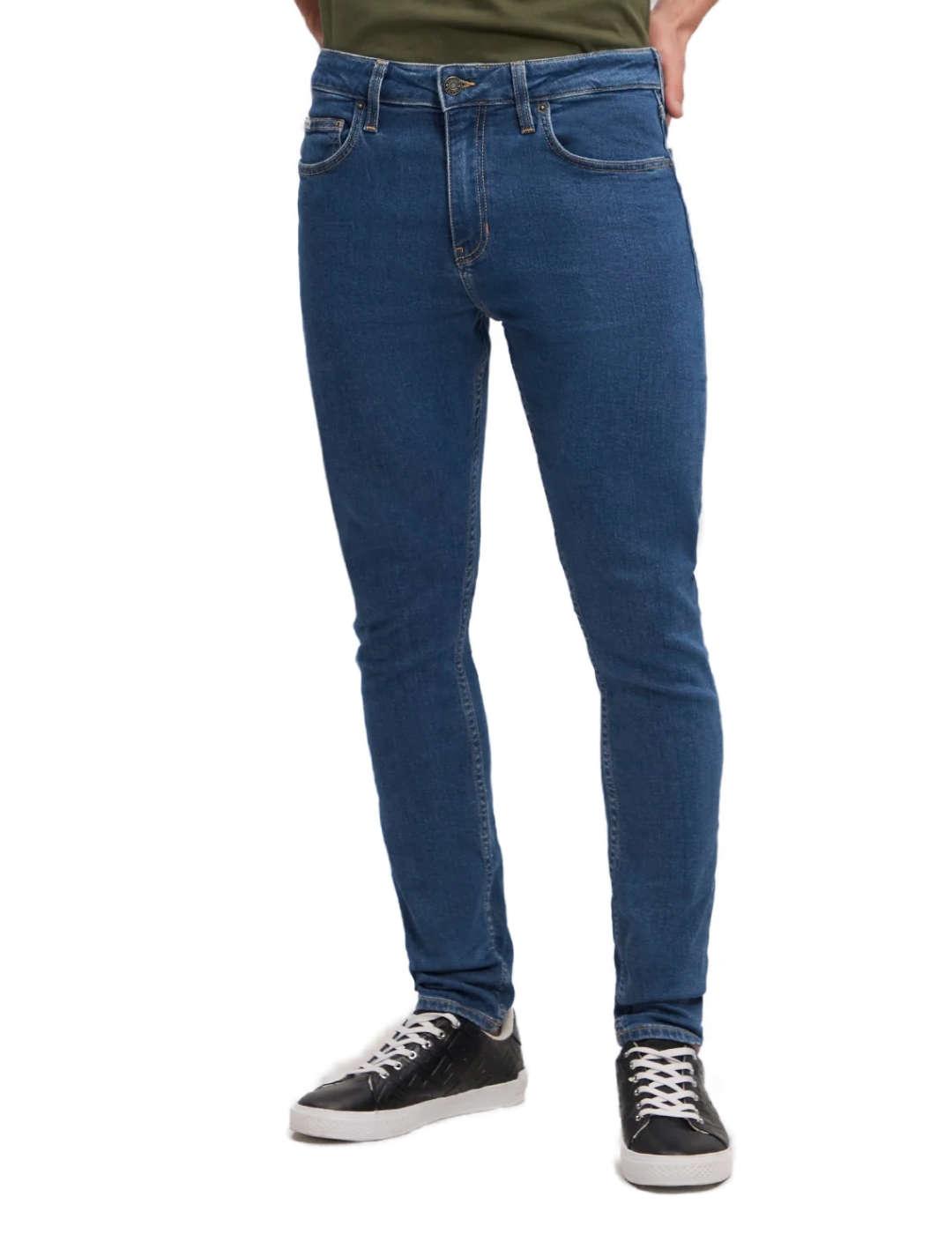Pantalón vaquero Guess G12 skinny azul medio para hombre