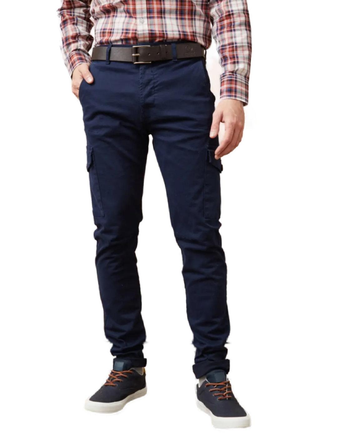 Pantalón Altonadock cargo marino tipo chino para hombre