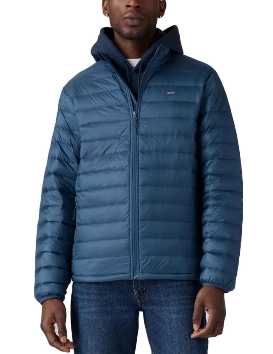 Chaqueta Levi´s azul acolchada sin capucha para hombre