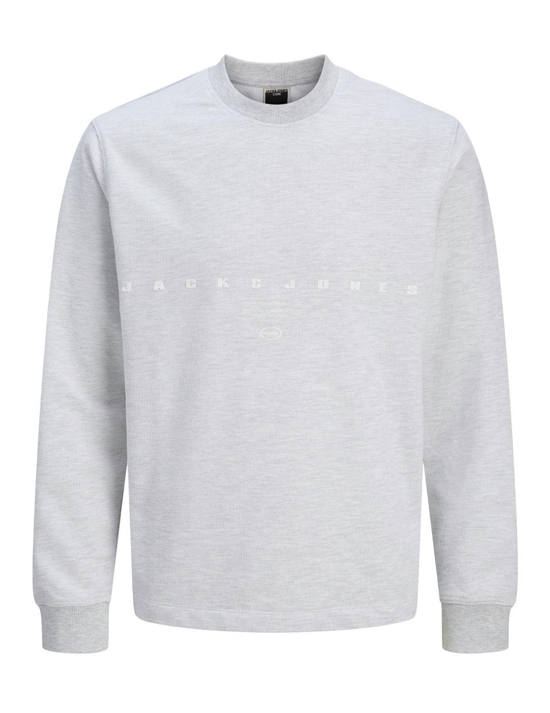 Sudadera Jack&Jones Olido blanco sin capucha para hombre